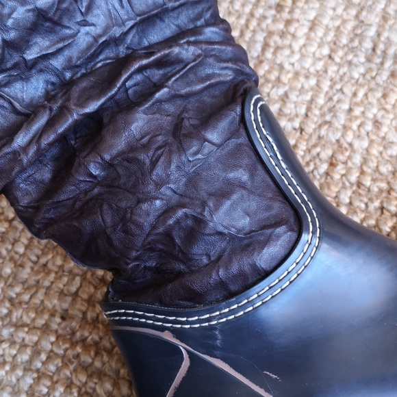 Cento X leather and rubber boots - Picture 8 of 15